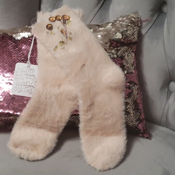 Free People Ice Princess Embellished  Sock - Picture 1 of 5